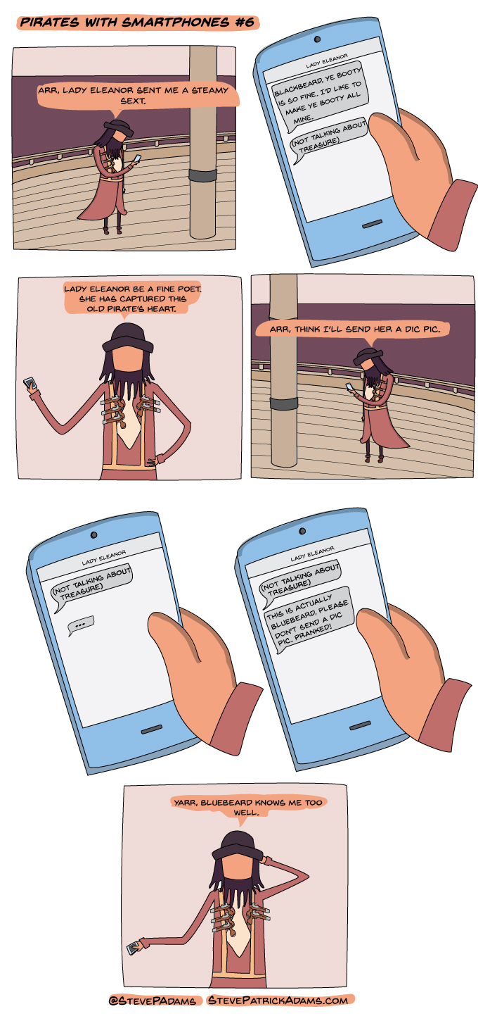 pirates with smart phones 6